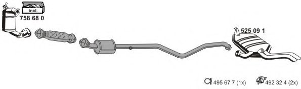 ERNST 100449 Exhaust System